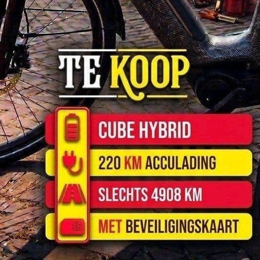 💯💥Cube Touring Hybrid [ 💥4900km ] acculading 220 km💢 ], Ophalen of Verzenden, Zo goed als nieuw, 47 tot 51 cm, Cube