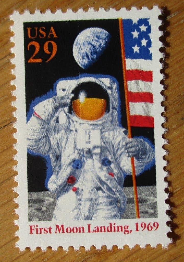 U.S.A., 25 jaar Eerste maanlanding, 1984, Verzenden, Postfris, Noord-Amerika