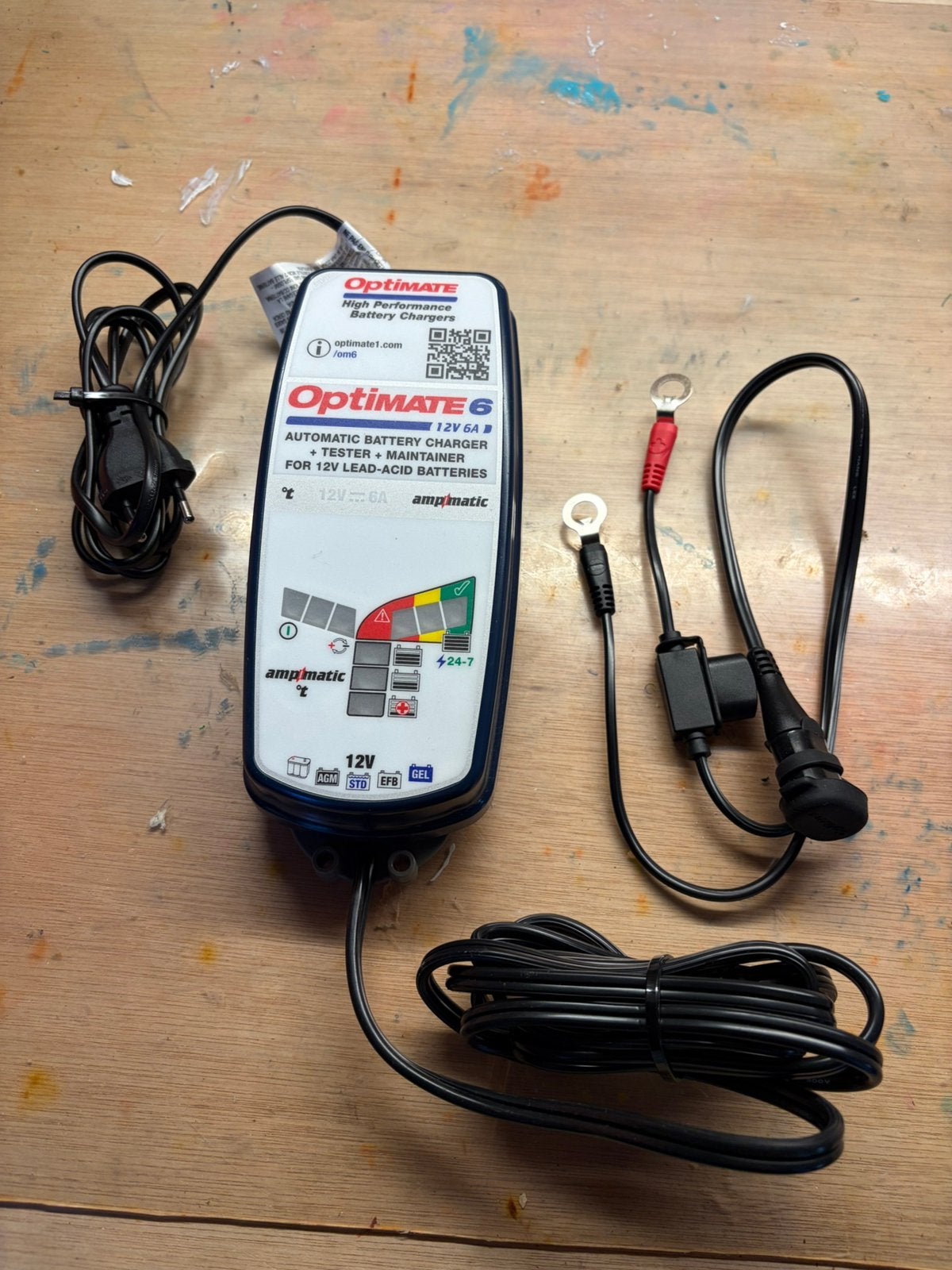 Tecmate Optimate 6 druppellader acculader, Ophalen of Verzenden