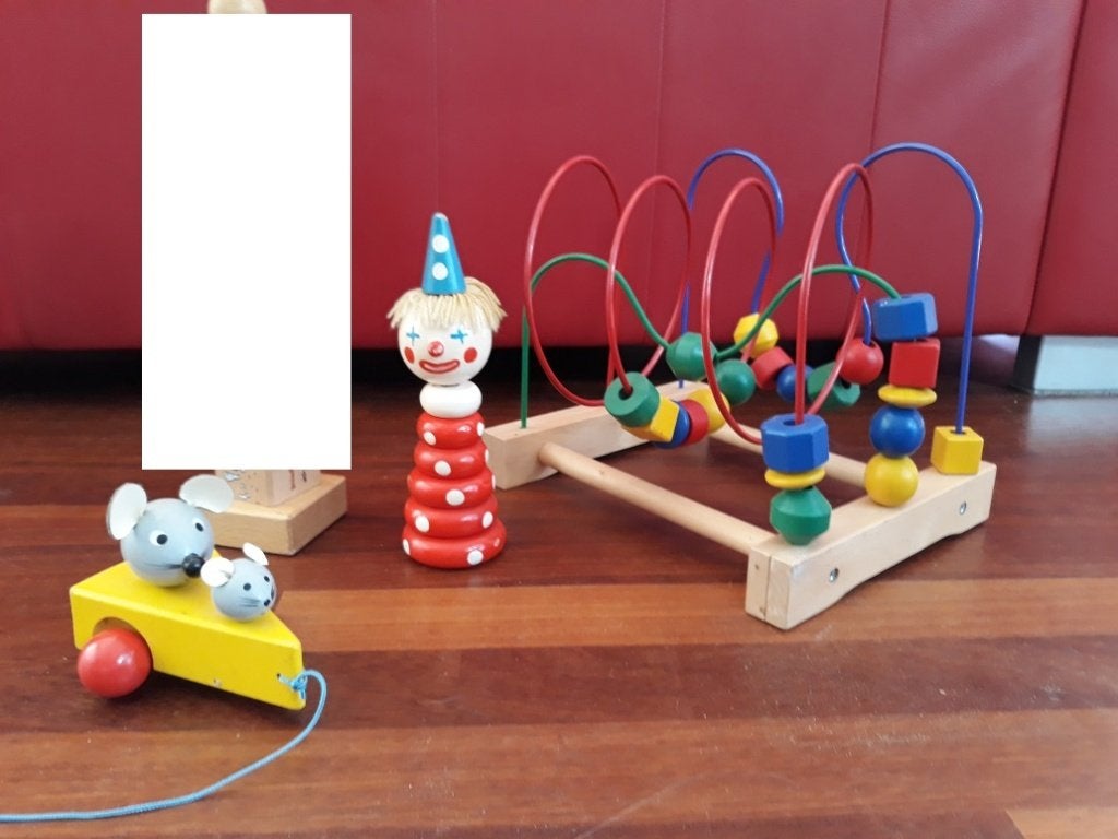 HOUTEN  / VINTAGE  BABY SPEELGOED, Ophalen of Verzenden