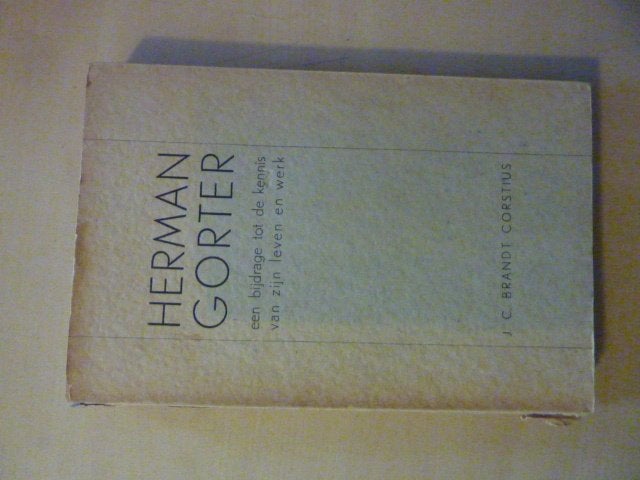 J. Brandt Corstius - Herman Gorter, bijdrage tot kennis leve, Verzenden, Gelezen, Sport