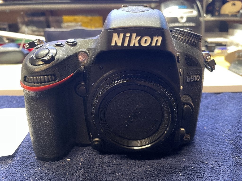 Nikon D610 (werking onbekend), Audio, Tv en Foto, Fotocamera's Digitaal, Bodydop, Gebruikt, Spiegelreflex, Ophalen of Verzenden