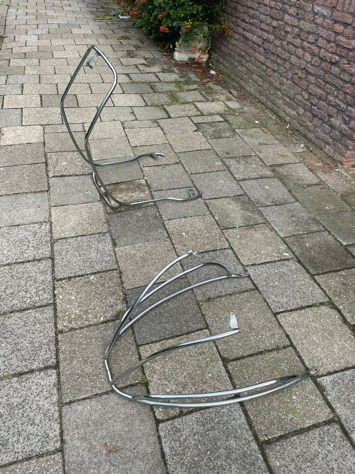 Vespa valbeugels, Ophalen, Gebruikt