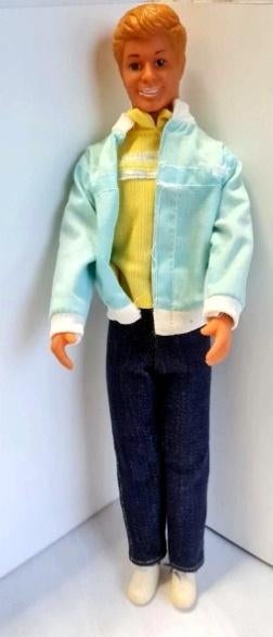 Vintage Barbie pop Ken, niet van Mattel uit de jaren 80, Verzenden, Gebruikt, Pop