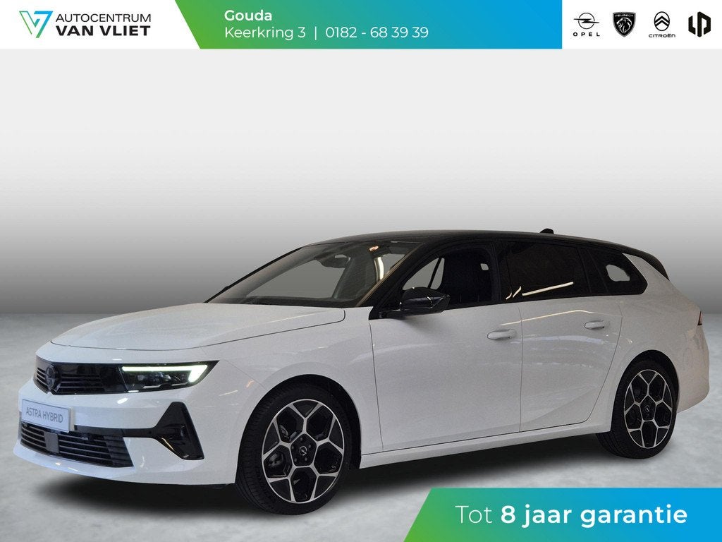Opel Astra Sports Tourer 1.2 Turbo Hybrid Ultimate Automaat, Auto's, Opel, Bedrijf, Te koop, Astra, 360° camera, ABS, Adaptieve lichten