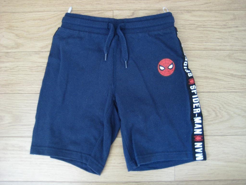 Spiderman korte broek maat 122 donkerblauw, Broek, Gebruikt, C&A, Ophalen of Verzenden