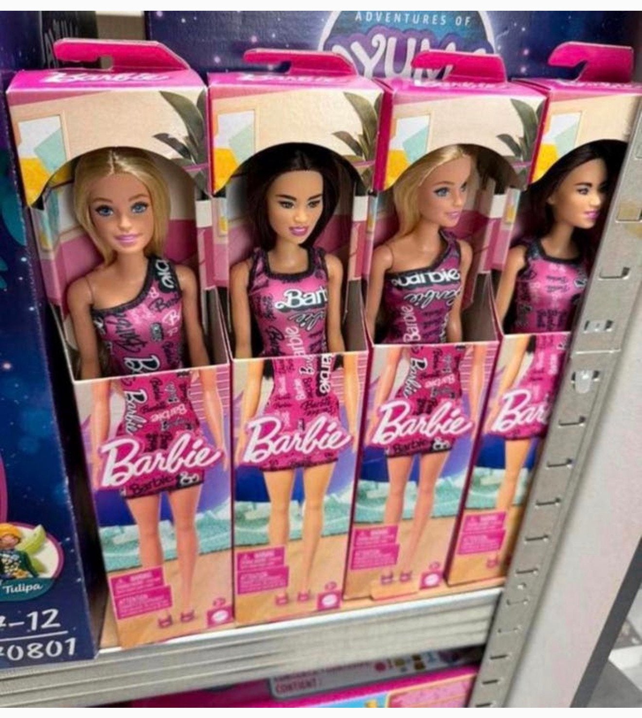 Mattel Barbie Modepop met blond of bruin haar pop - NIEUW, Barbie, Nieuw, Ophalen of Verzenden, H