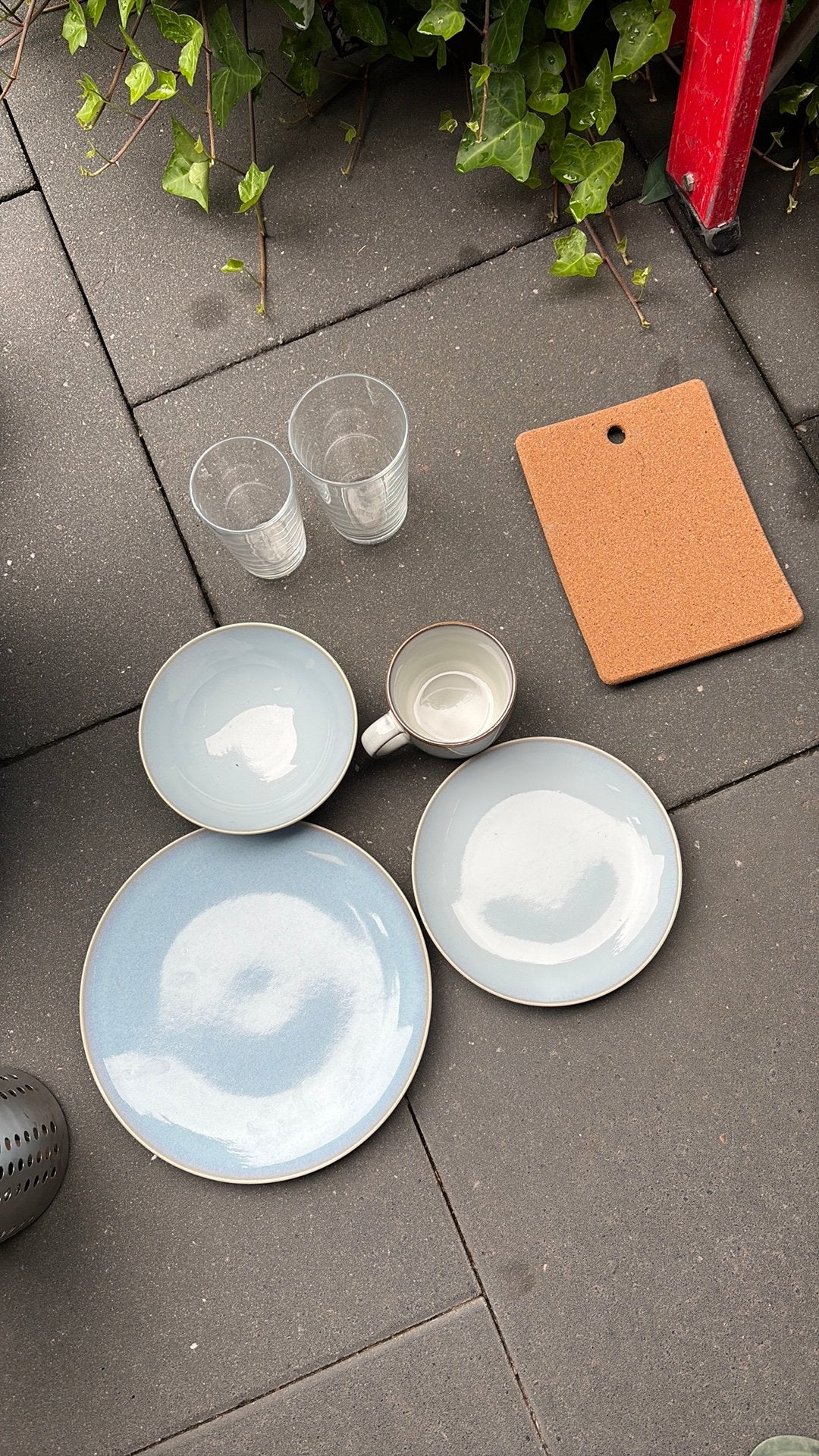 Servies, glazen, bestek ikea, Ophalen, Zo goed als nieuw, Glas
