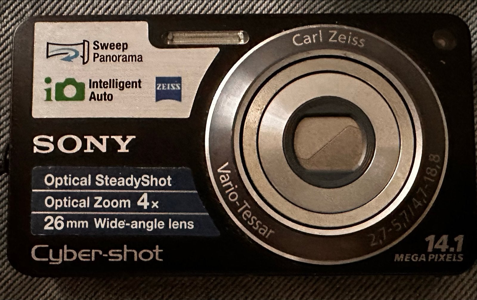 Sony Cyber-shot 14.1 MP met Carl Zeiss lens, Audio, Tv en Foto, Fotocamera's Digitaal, Gebruikt, Beeldstabilisatie, Ophalen of Verzenden