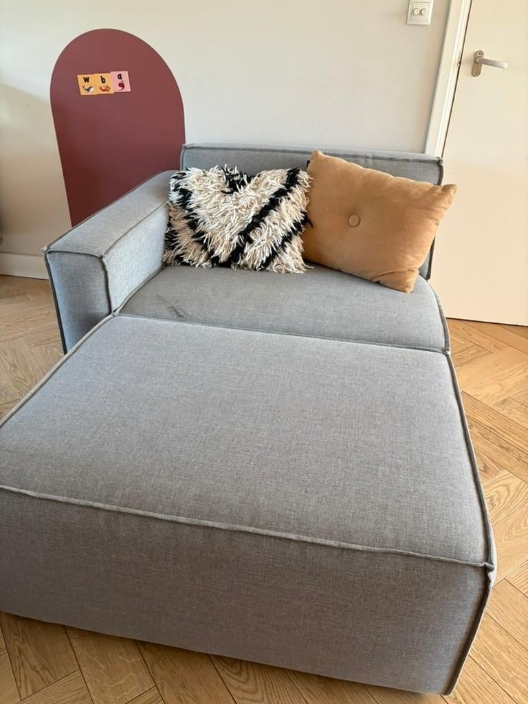 Fest Amsterdam hocker stoel modulaire bank chaise longue, Huis en Inrichting, Ophalen, Vierkant, 75 tot 100 cm, Zo goed als nieuw