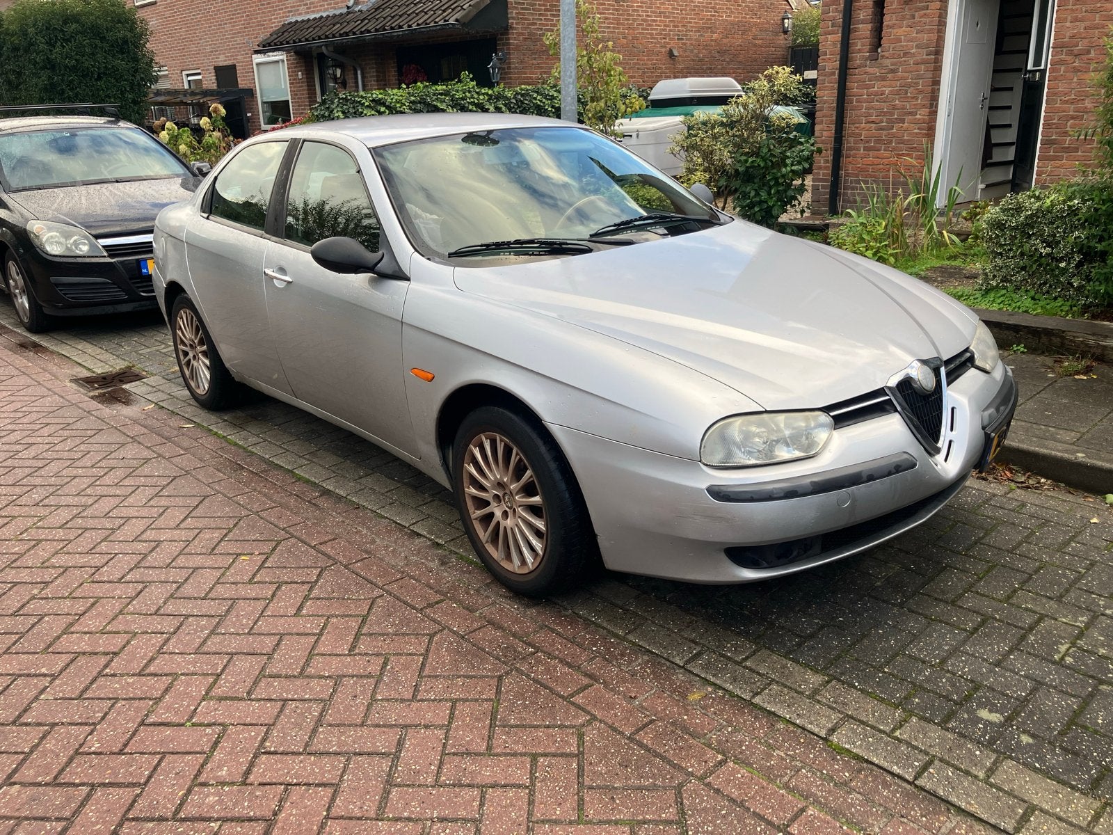 Alfa Romeo 156 1.8 Twin Spark 1999 Grijs, Auto's, Voorwielaandrijving, Stof, 1225 kg, 4 cilinders