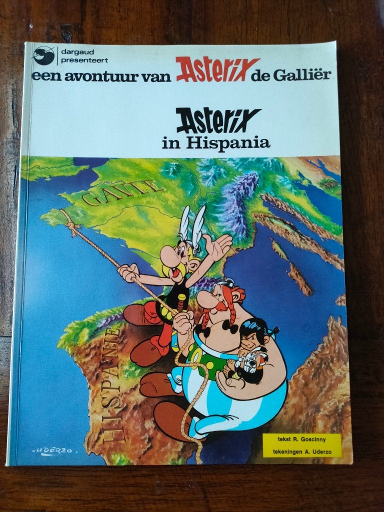 ASTERIX nr. 15 In Hispania (jfb-1€), Gelezen, Eén stripboek, Ophalen of Verzenden, Goscinny & Uderzo