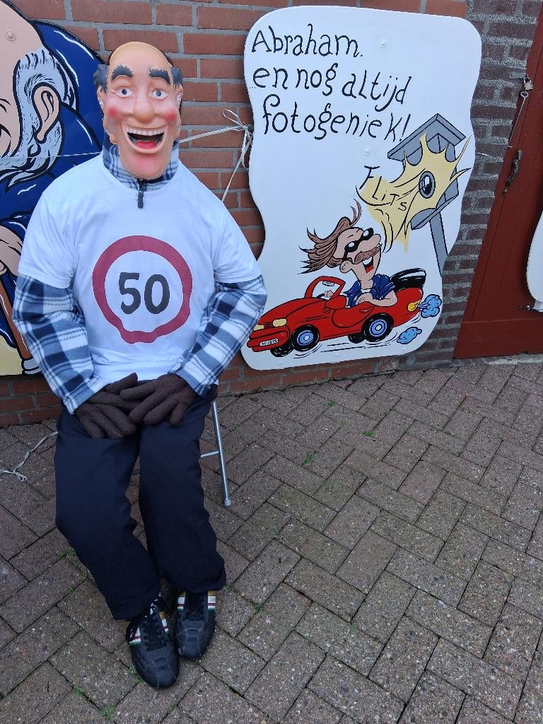 Abraham levensgroot en feestborden te huur, Ophalen, Nieuw, Abraham of Sarah