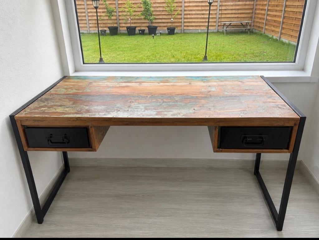 Bureau, Huis en Inrichting, Bureaus, Ophalen, Demontabel, Gebruikt, Hout