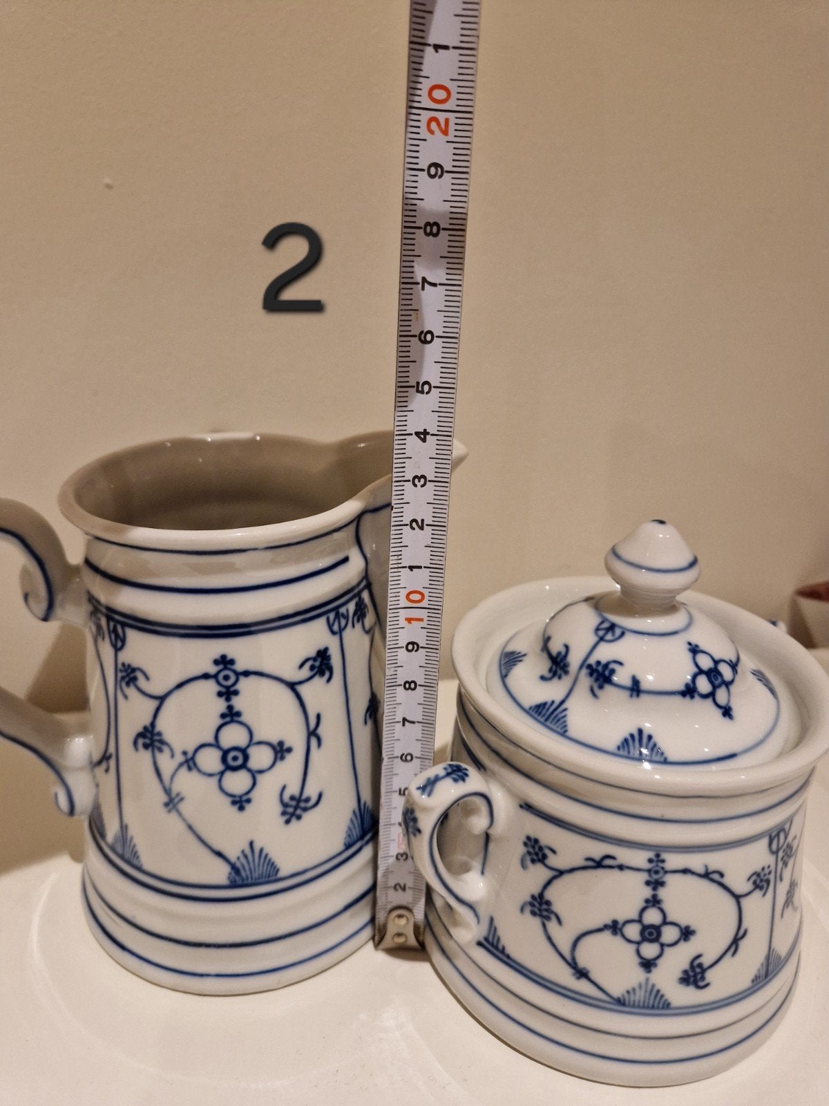 Jägers blau Saks melk suiker kannetje nr 2, Ophalen of Verzenden