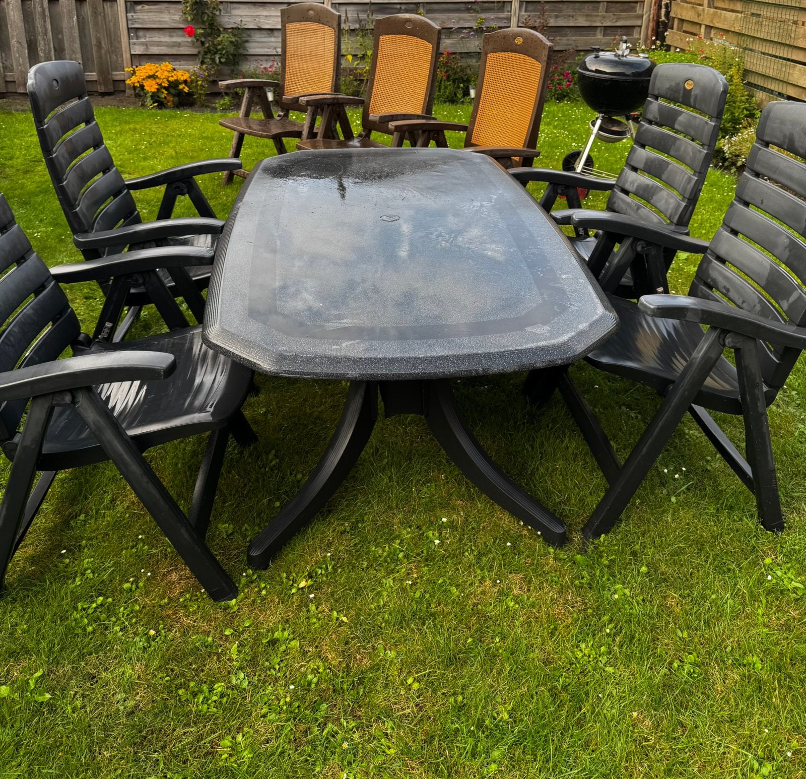 Gratis tuinset af te halen, Tuin en Terras, Ophalen, Zo goed als nieuw, Kunststof