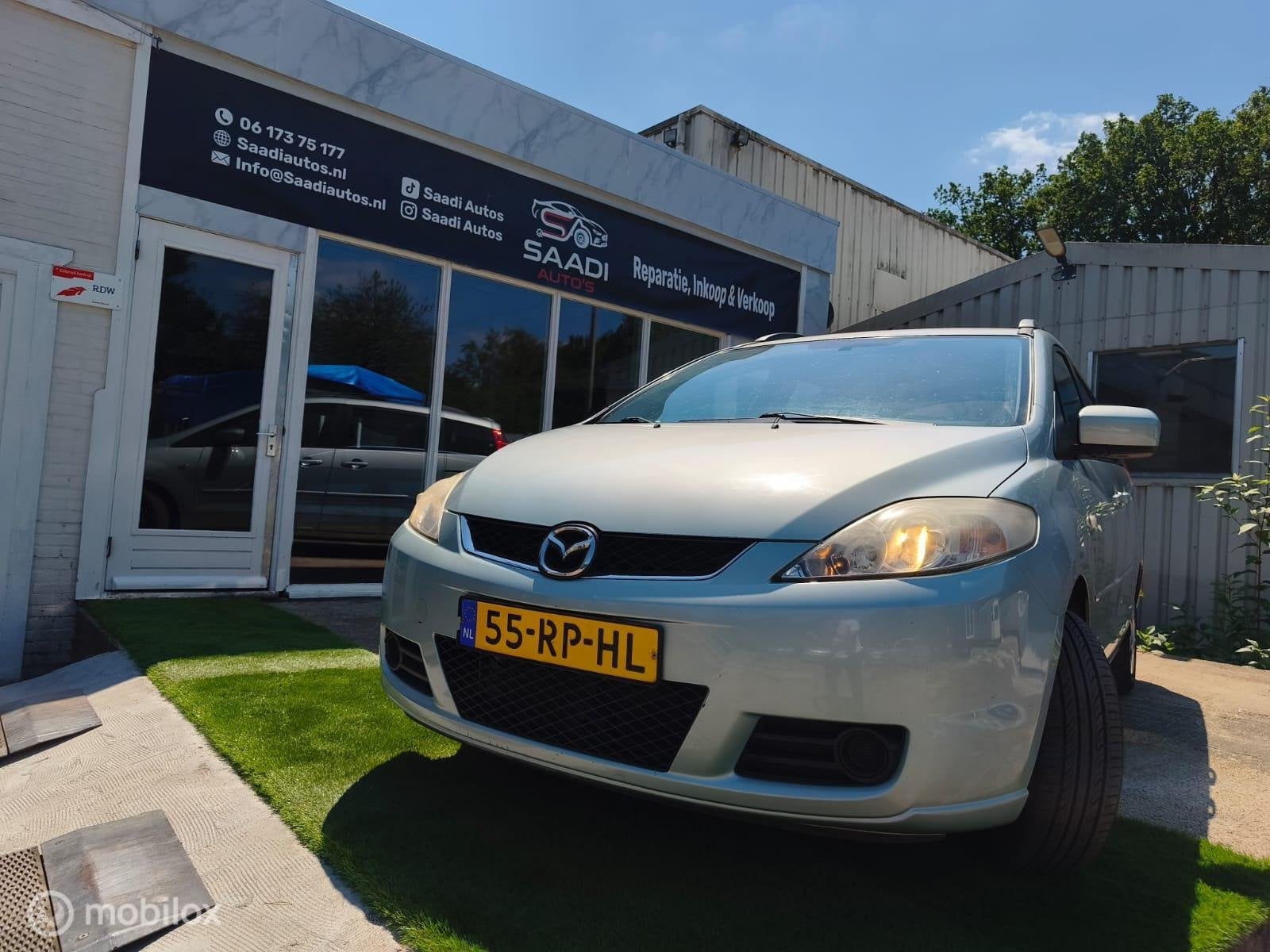 Mazda 5 1.8 Touring 7p, Gebruikt, 1370 kg, 4 cilinders, Origineel Nederlands