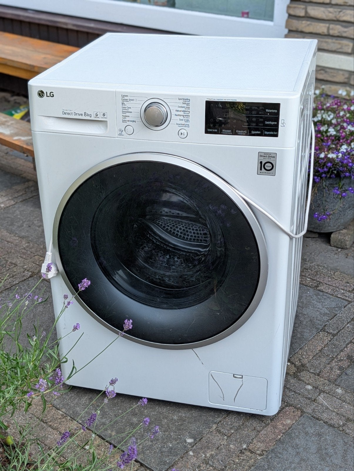LG wasmachine F14U2TDN0 (defect lager), 8 tot 10 kg, Ophalen, Gebruikt, Minder dan 85 cm