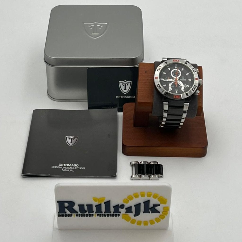 Detomaso TIAGO DT2009-A Herenhorloge - Nette staat, Flex Ltd., Zo goed als nieuw, https://flex.com/contact-us, Nobelstraat 10, 5807 GA Oostrum LB, Limburg, Nederland