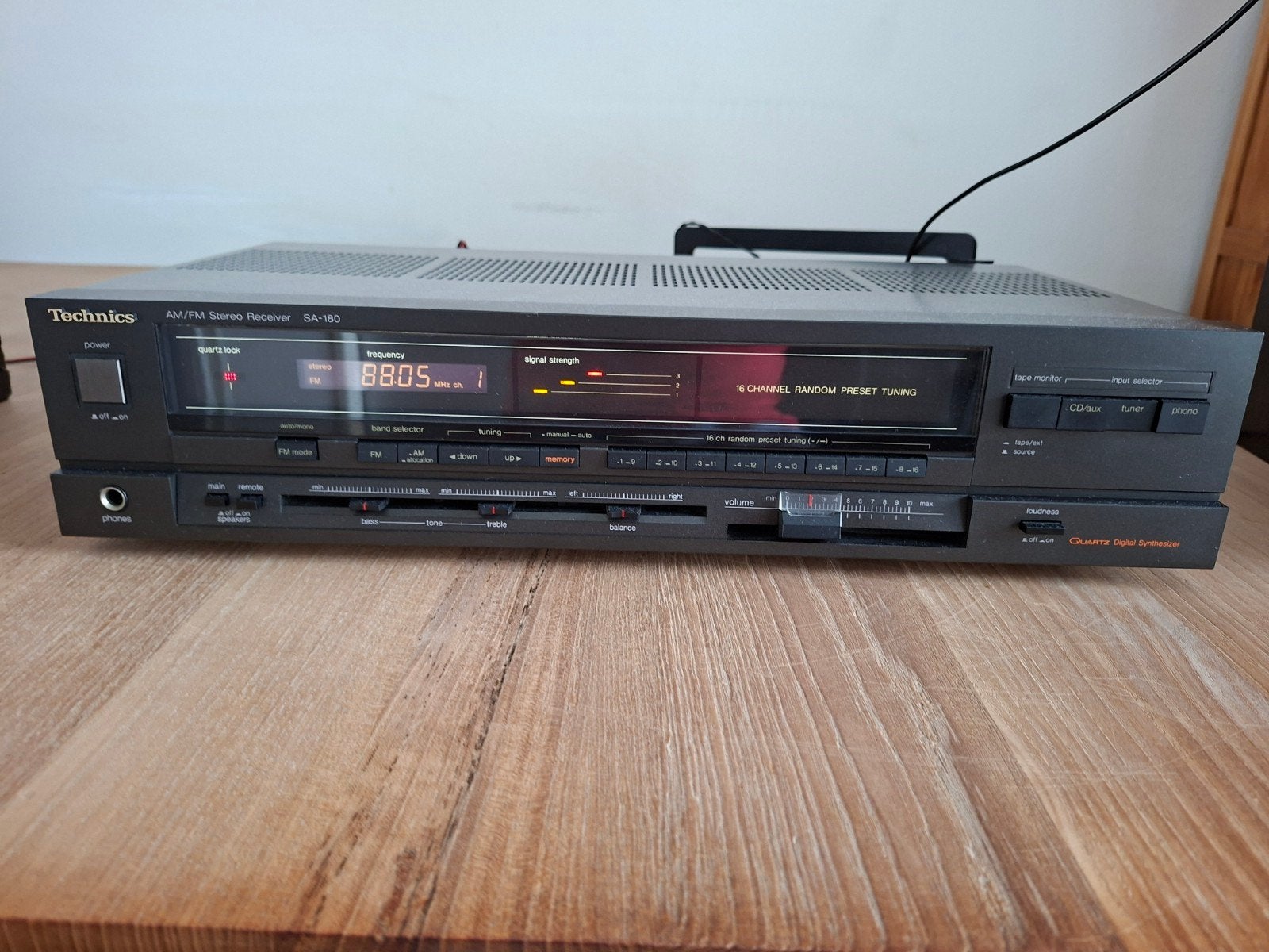 Technics SA-180 Receiver, Overige merken, Gebruikt, Tuner of Radio, Losse componenten