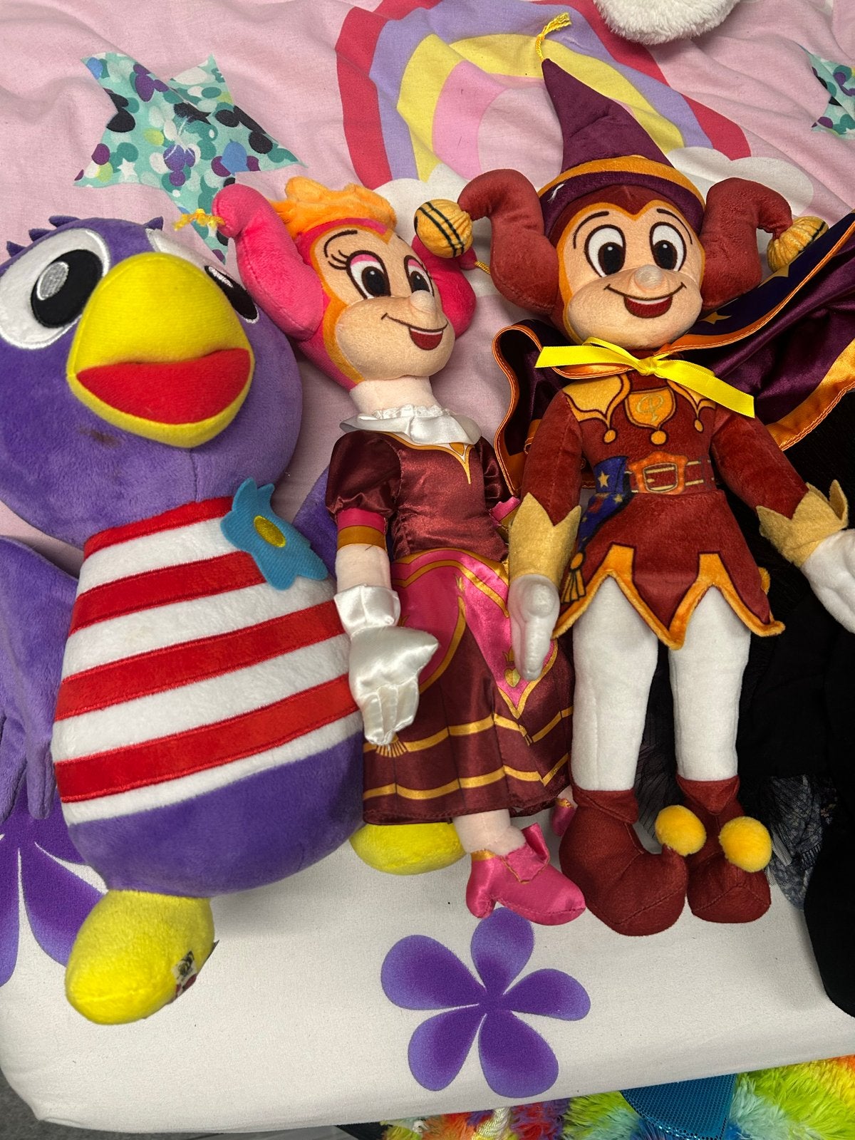 Efteling knuffels: Pardoes, Pardijn en Tiësto de Tovernaar, Ophalen, Overige merken, Overige typen, Zo goed als nieuw