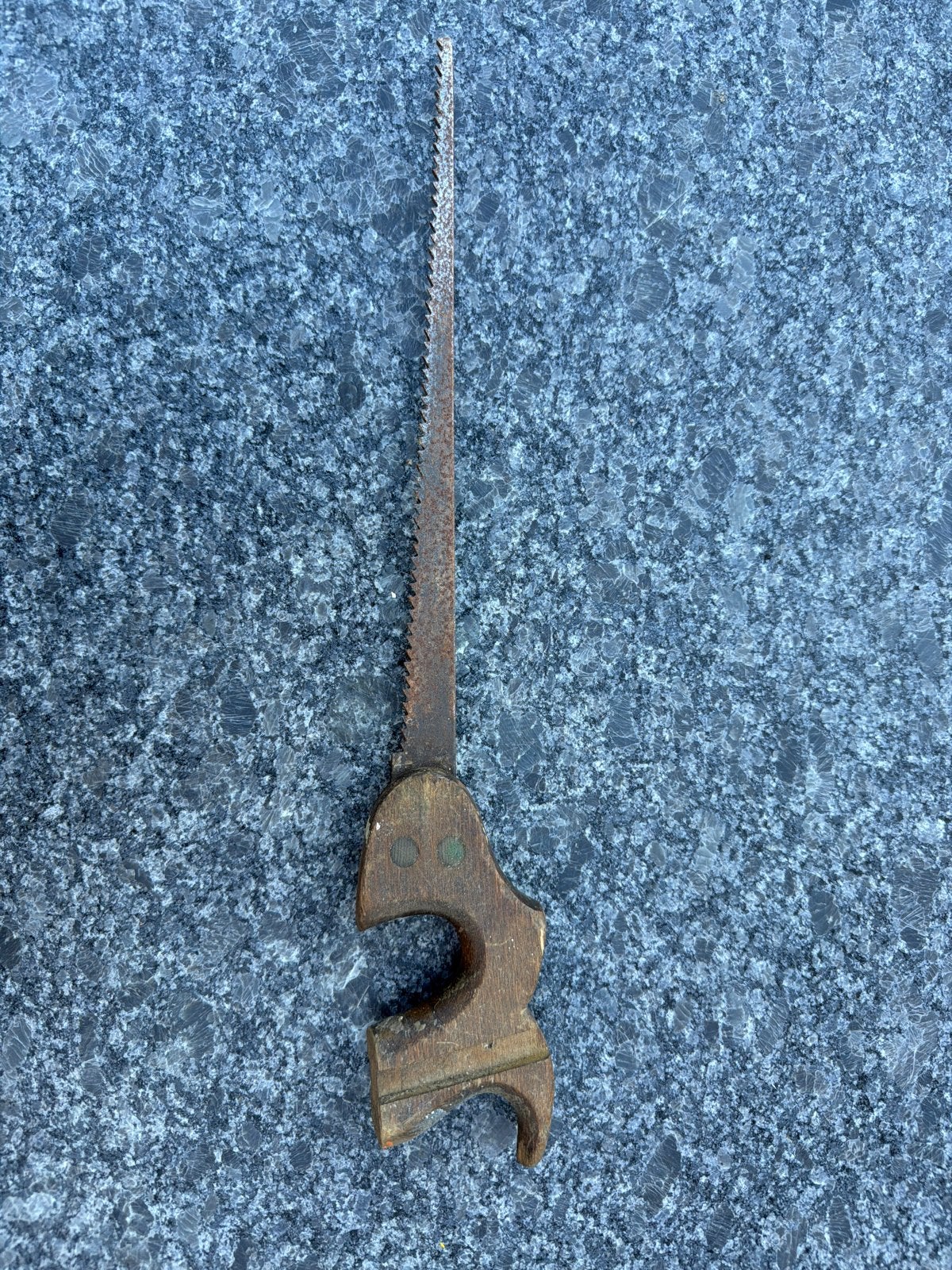 Vintage handzaag met houten handvat, Ophalen of Verzenden, Gebruikt, Zaag, Overige merken