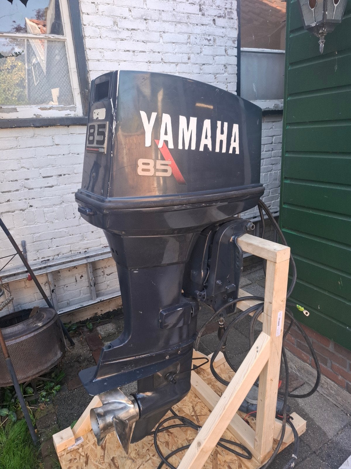 Yamaha 85 pk langstaart  2takt met afstandsbediening en powe, Ophalen, Gebruikt, Elektrische start, 30 pk of meer