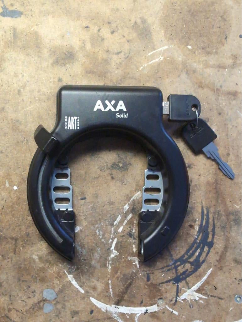 Axa Solid ART 2 Fietsslot - Veiligheid voor uw fiets, Ophalen, Ringslot