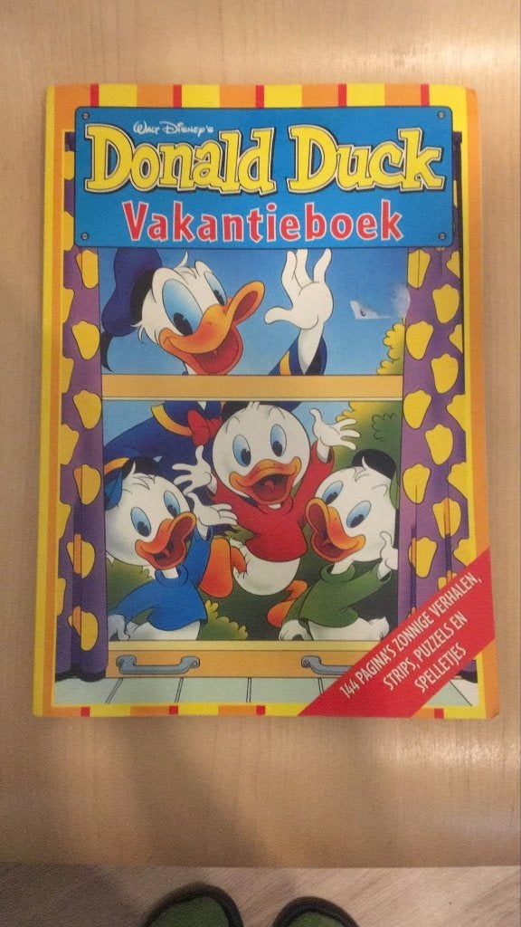 Donald Duck Vakantie Doeboek Woordzoeker ingevuld lees onder, Ophalen, Gelezen, Walt Disney, Eén stripboek