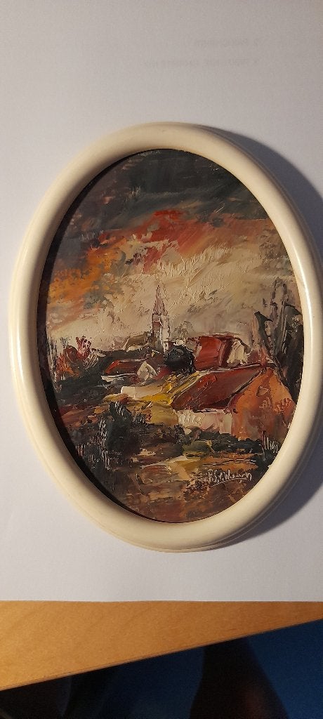 Schilderijtje van Paul Servaas van Wersch, Ophalen of Verzenden