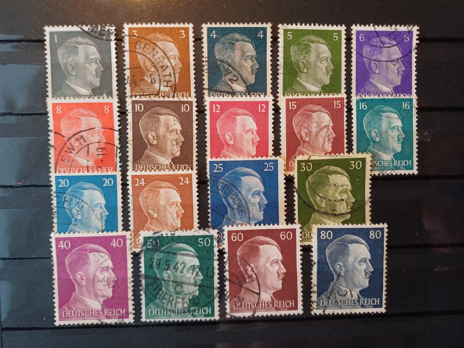 Adolf Hitler postzegels, Ophalen of Verzenden, Overige soorten, Duitsland, Overige typen