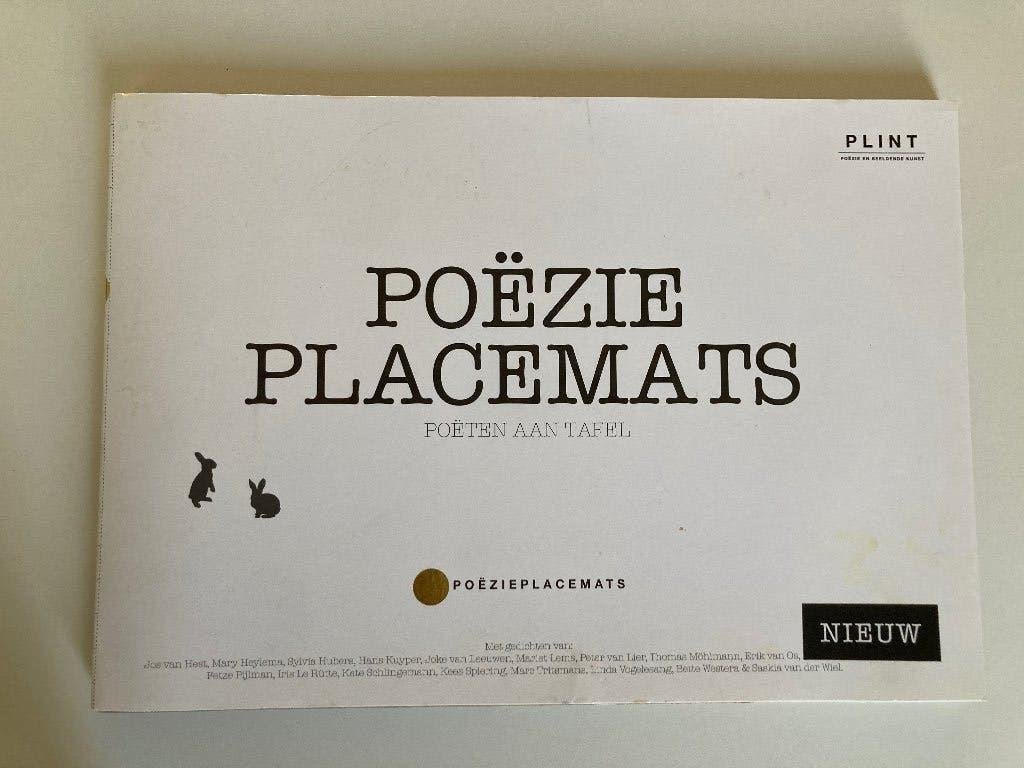 POËZIE PLACEMATS PLINT, Ophalen of Verzenden, Zo goed als nieuw, Meerdere auteurs