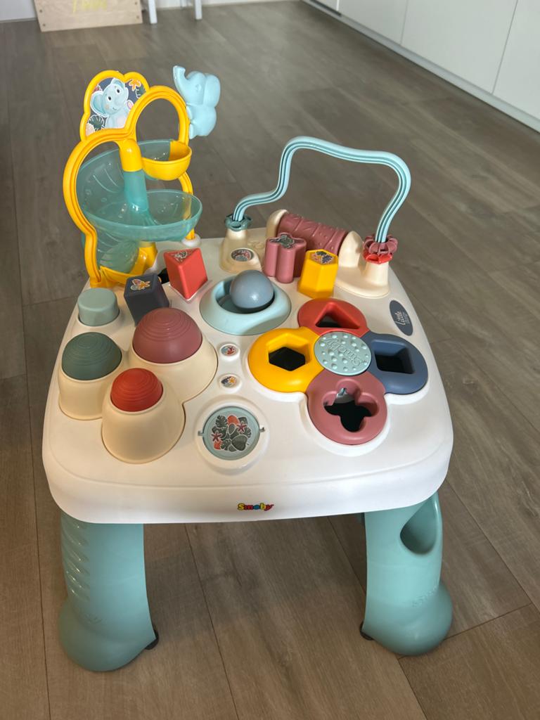 Little Smoby activiteiten tafel Baby Speelgoed, Ophalen, Zo goed als nieuw