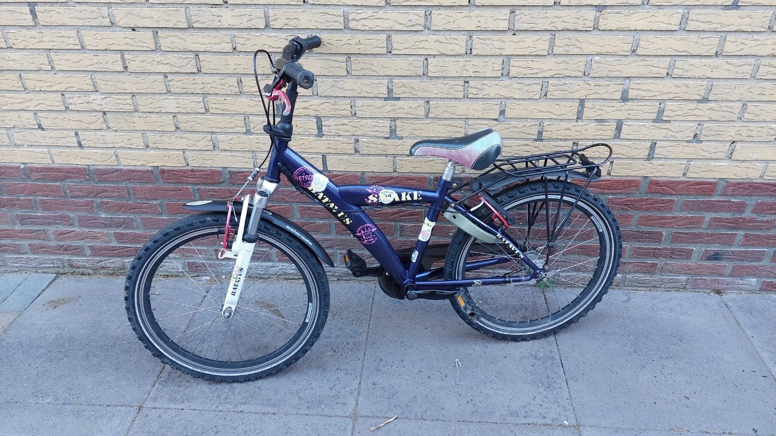 Batavus Snake kinderfiets - 24 inch, Ophalen, Gebruikt, Velgrem, Versnellingen