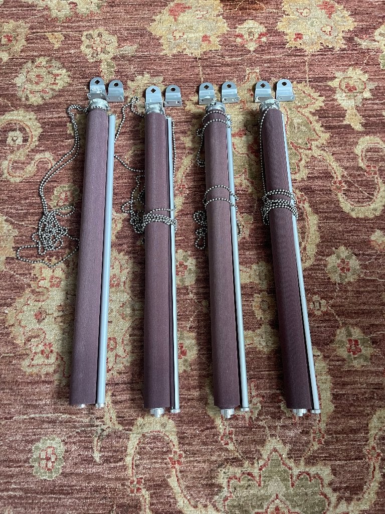 4x Violet-kleurig Rolgordijnen In Zeer Goede Staat, Ophalen of Verzenden, Gebruikt
