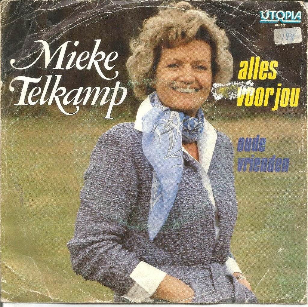 Mieke Telkamp – Alles Voor Jou (1980), Cd's en Dvd's, Gebruikt, Fotohoes, 7 inch, Ophalen of Verzenden