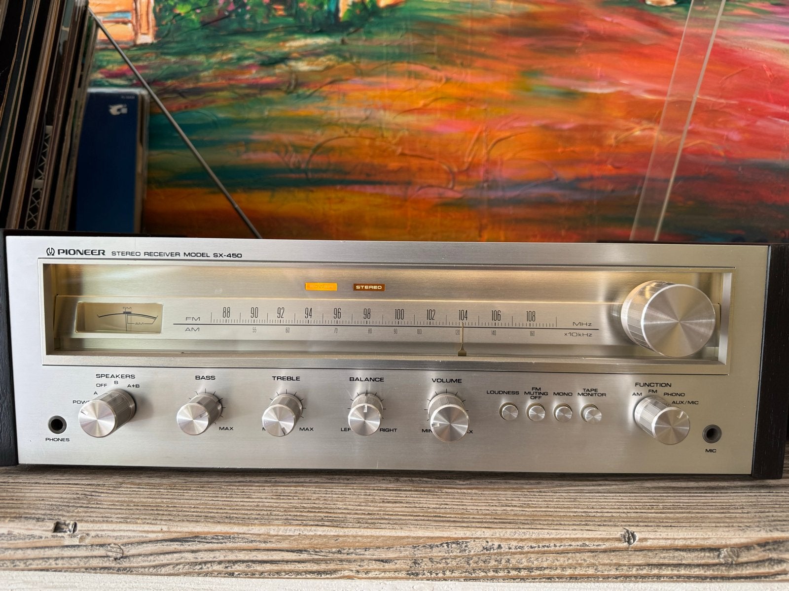 Pioneer SX-450 Stereo Receiver - Vintage Audio, Ophalen, Gebruikt, Pioneer, Minder dan 60 watt