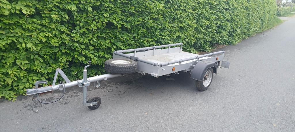 Compacte aanhangwagen met reservewiel, Auto diversen, Aanhangers en Bagagewagens, Ophalen, Gebruikt