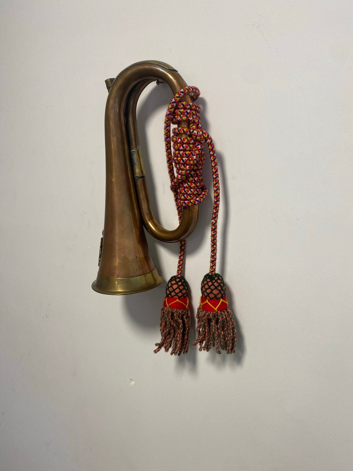 Vintage Koperen Bugel met Kwasten - Decoratief, Verzenden, Gebruikt, Overige typen