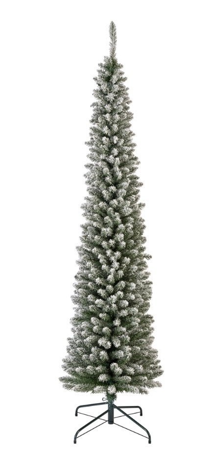 Kunstkerstboom Everlands pencil pine snowy 210 cm, Diversen, Ophalen, Zo goed als nieuw