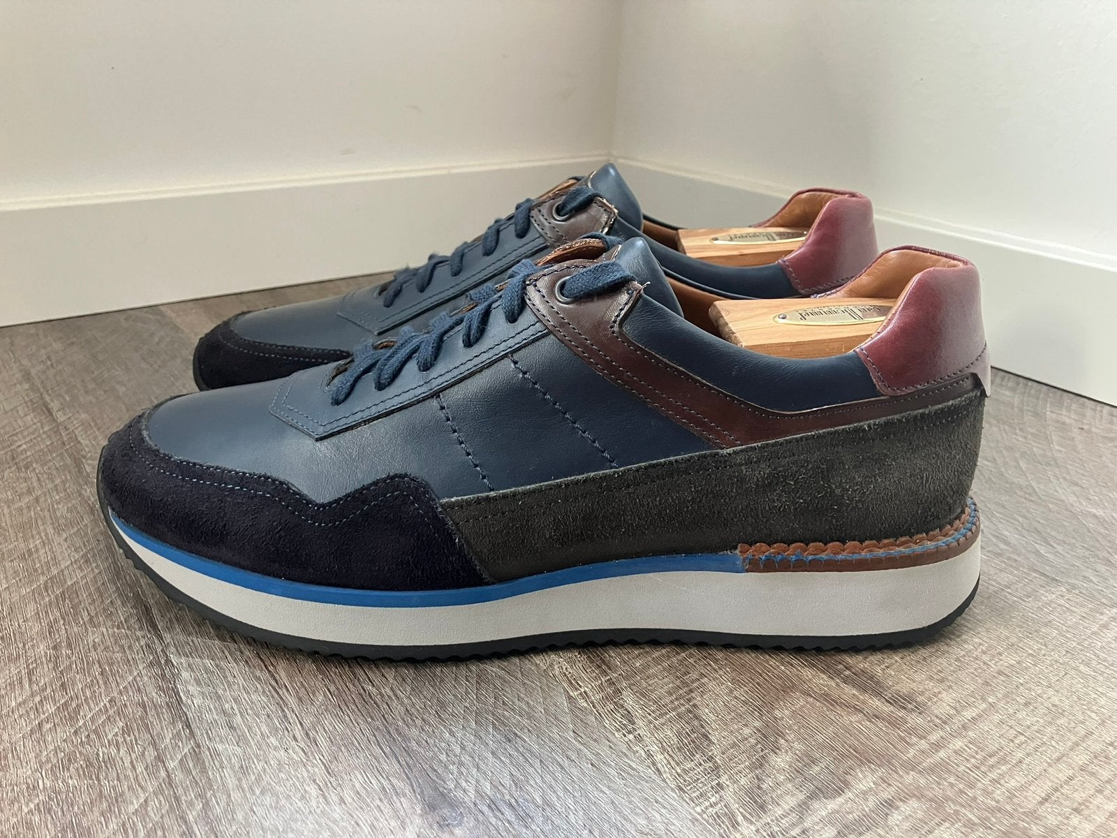 Flecs heren schoenen, maat 42 (valt als 43), nieuwstaat!, Kleding | Heren, Ophalen of Verzenden, Zo goed als nieuw, Blauw