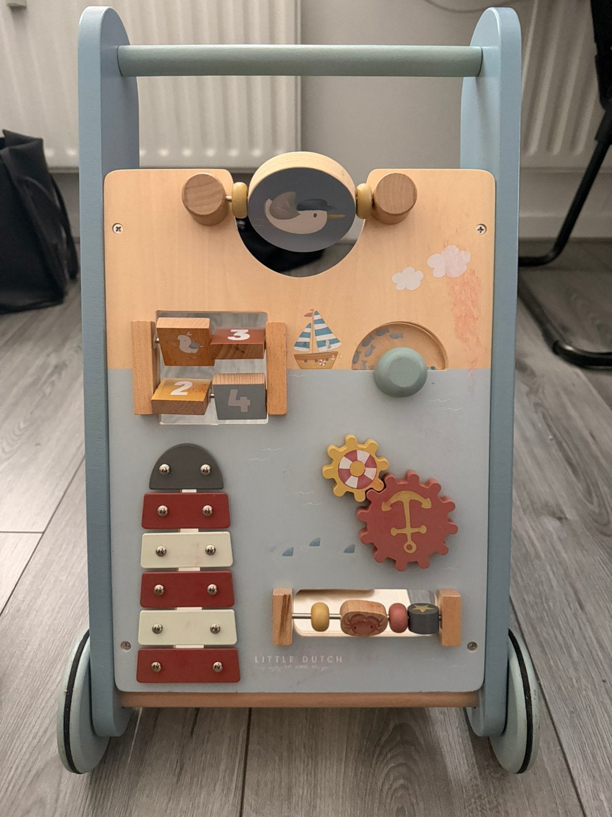Little Dutch Houten Loopwagen / Activity Walker, Kinderen en Baby's, Speelgoed | Houten speelgoed, Gebruikt, Ophalen