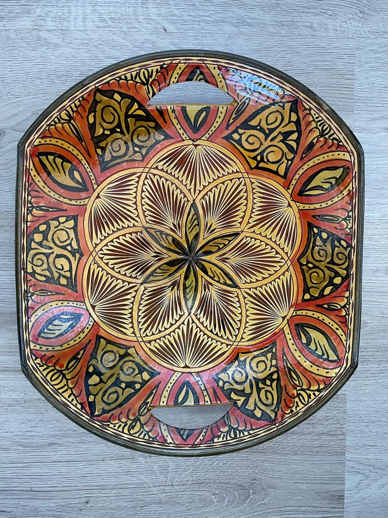 Prachtige fruitSchaal uit Marokko, Ophalen of Verzenden, Zo goed als nieuw