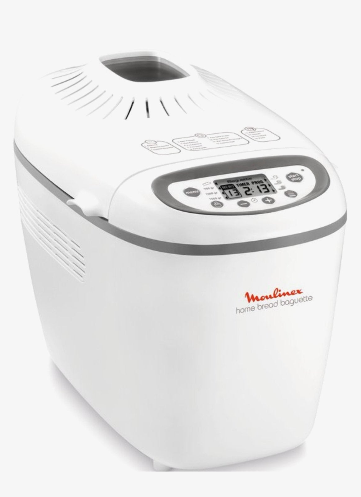 Moulinex Home Bread Baguette Broodbakmachine, Meer dan 10 programma's, Nieuw, 1200 tot 1600 gram deeg, Ophalen