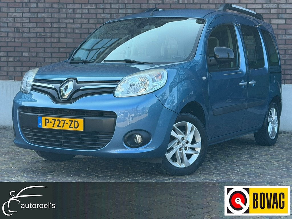 Renault Kangoo Family 1.2 TCe / Trekhaak / 105 PK / Clima /, Stof, Gebruikt, Zwart, 4 cilinders