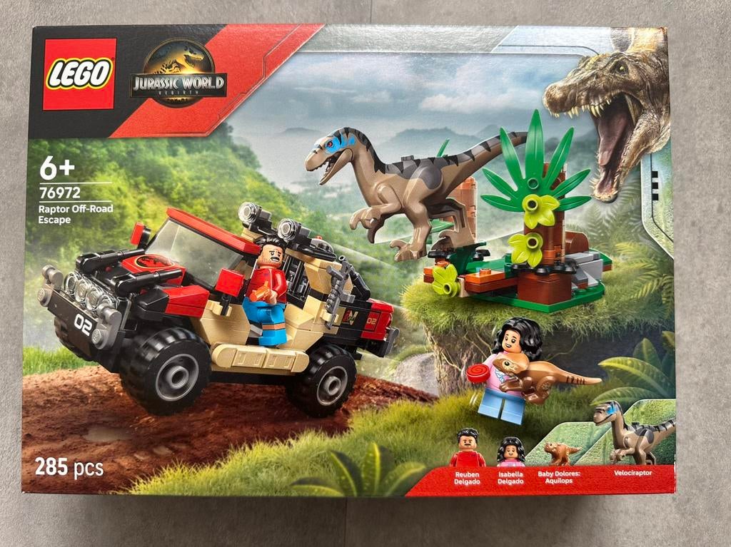LEGO Jurassic World – Raptor Off-Road Escape (76972), Ophalen of Verzenden, Nieuw
