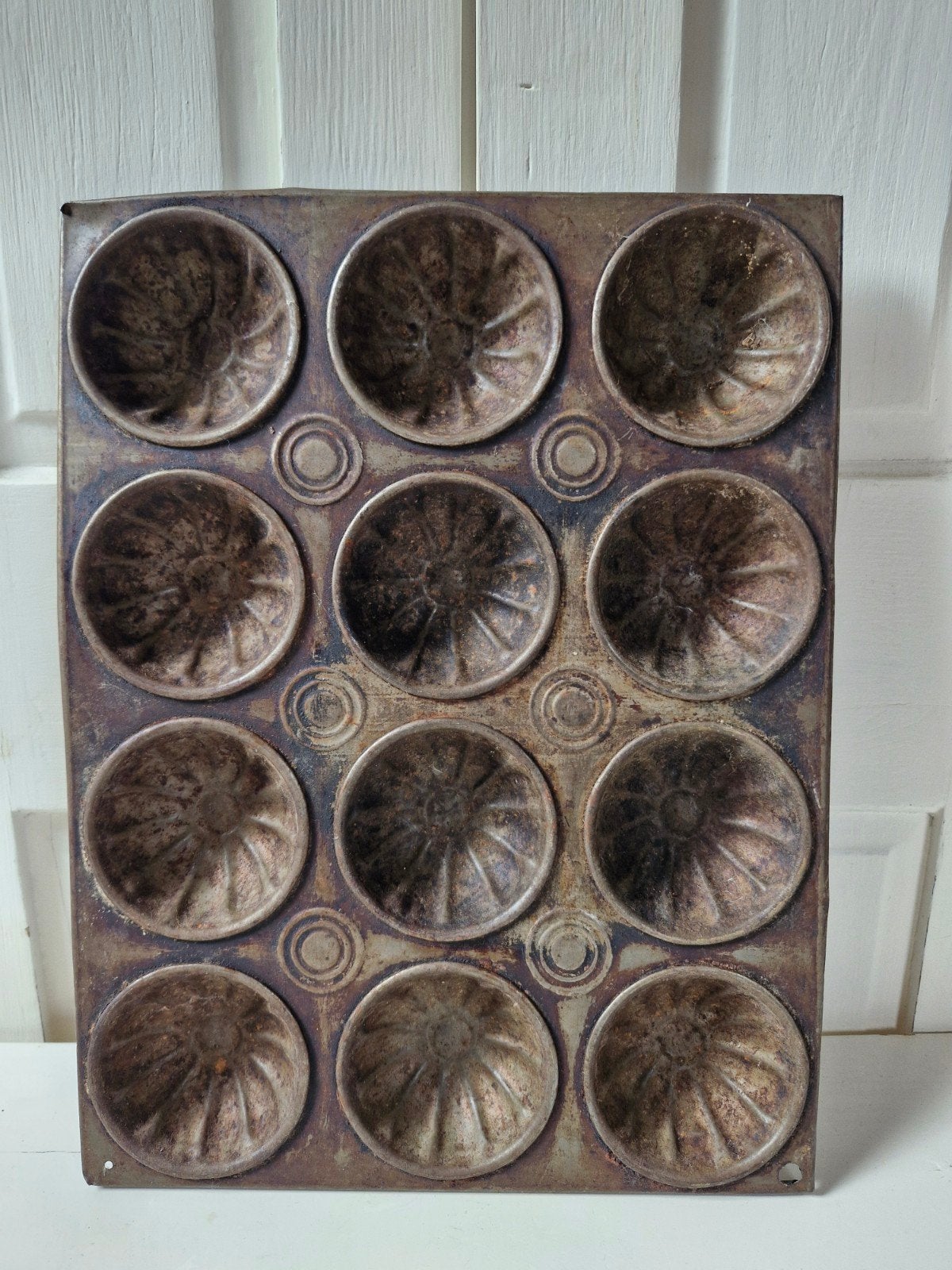 Oude brocante bakvorm., Antiek en Kunst, Ophalen of Verzenden