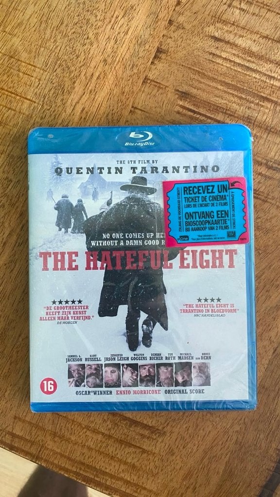 The Hateful Eight op Blu-ray NIEUW, Vanaf 16 jaar, Film, Ophalen of Verzenden, Blu-ray