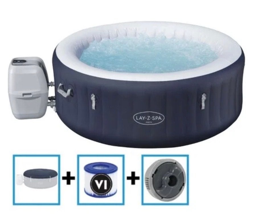 Lay-Z-Spa opblaasbare jacuzzi met accessoires, Ophalen, 200 tot 300 cm, Opblaaszwembad, 80 tot 120 cm