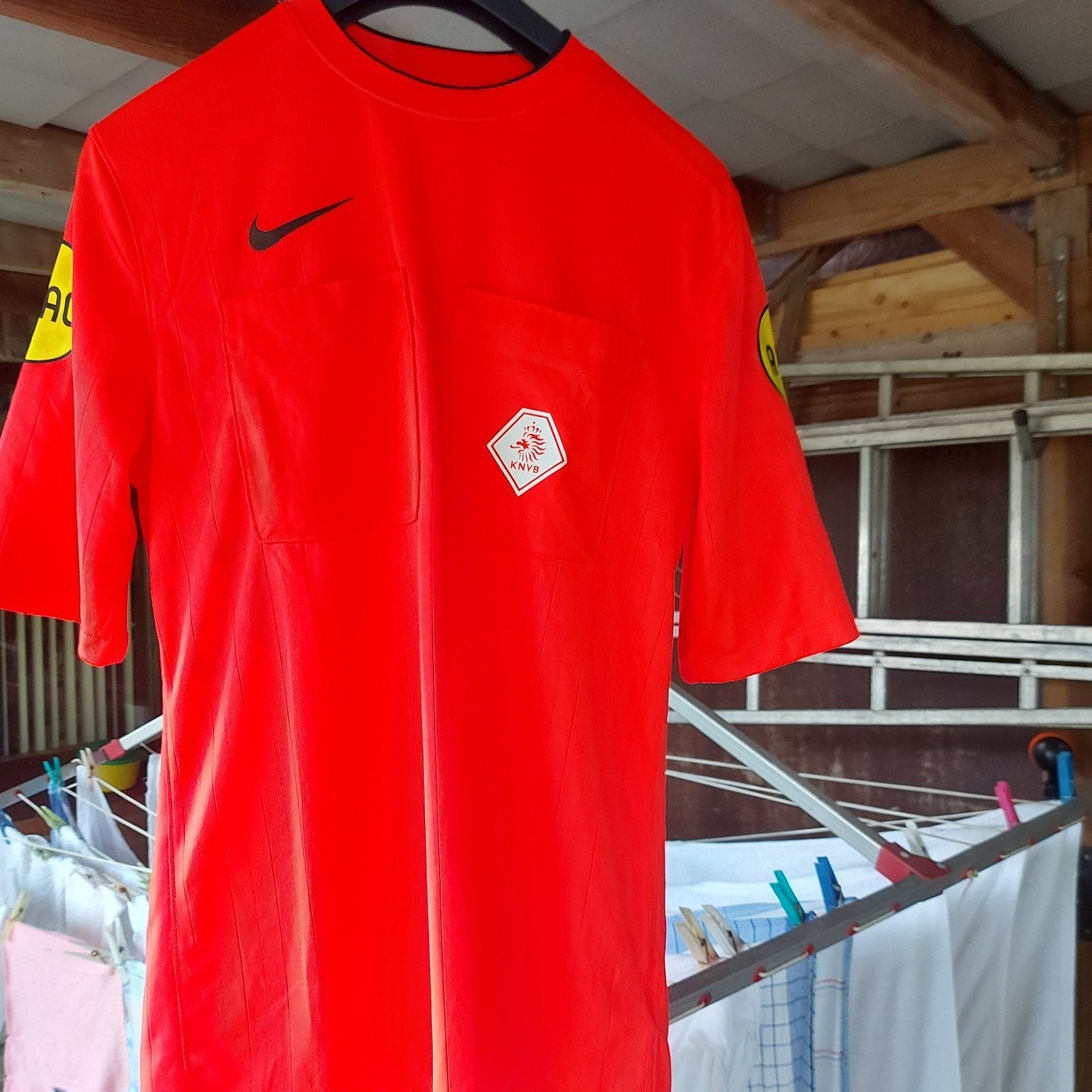 3 nike knvb scheidsrechters shirts, Kleding | Heren, Sportkleding, Maat 52/54 (L), Meerkleurig, Nike, Ophalen of Verzenden